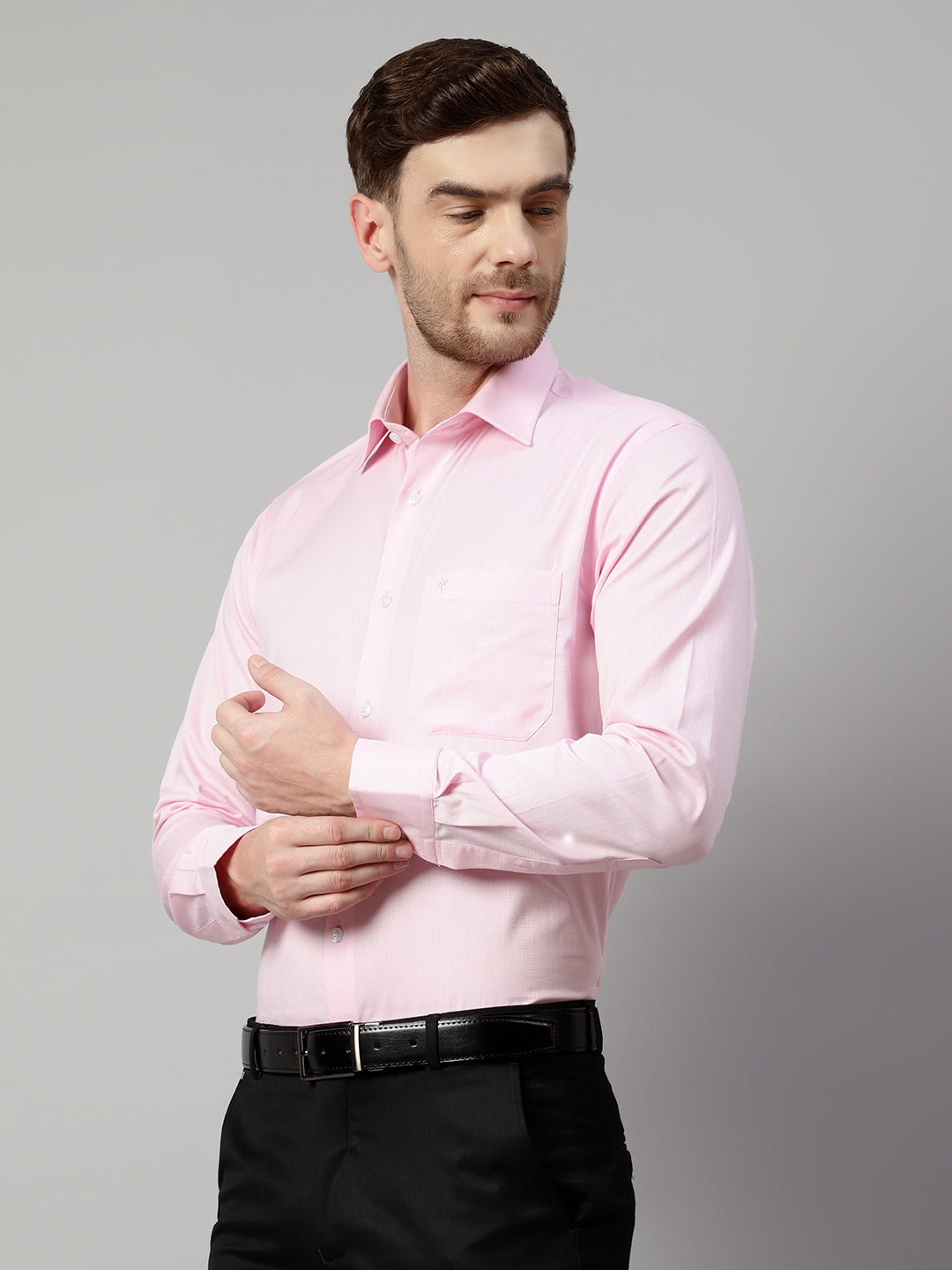 Cantabil Men Pink Shirt (7113774563467)