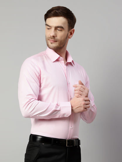 Cantabil Men Pink Shirt (7113774563467)