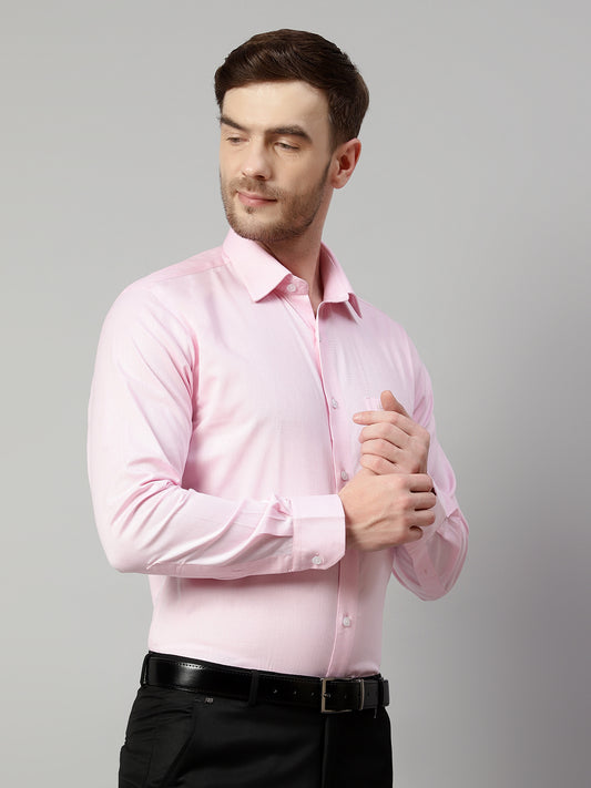 Cantabil Men Pink Shirt (7113774563467)