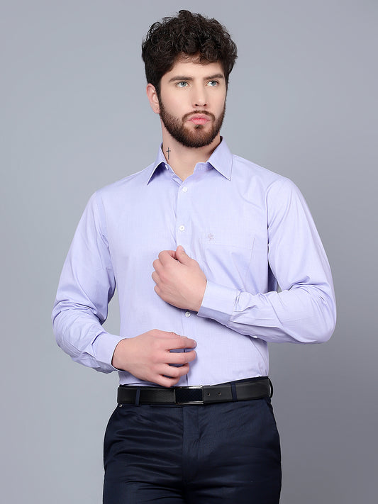 Cantabil Men Purple Shirt (7091412074635)