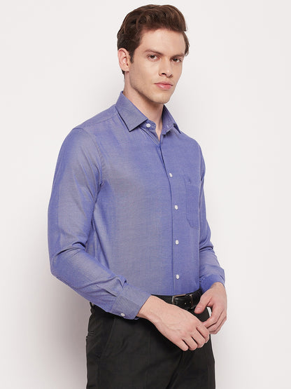 Cantabil Men Blue Shirt (7057399349387)