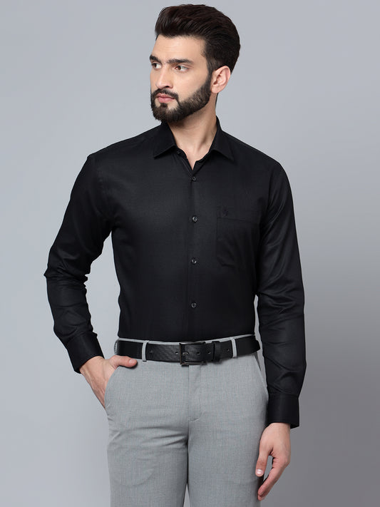 Cantabil Men Black Shirt (7121303175307)