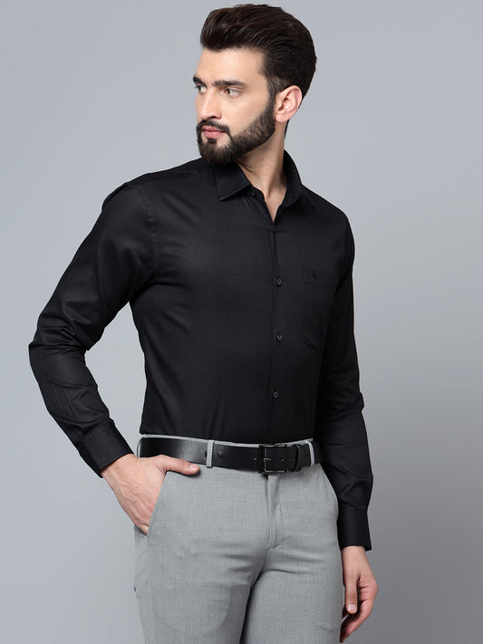 Cantabil Men Black Shirt (7121303175307)