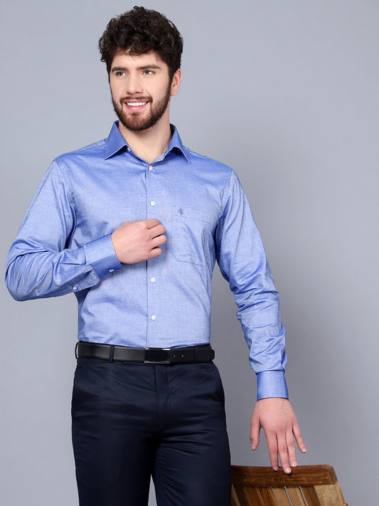 Cantabil Men Blue Shirt (7091431374987)