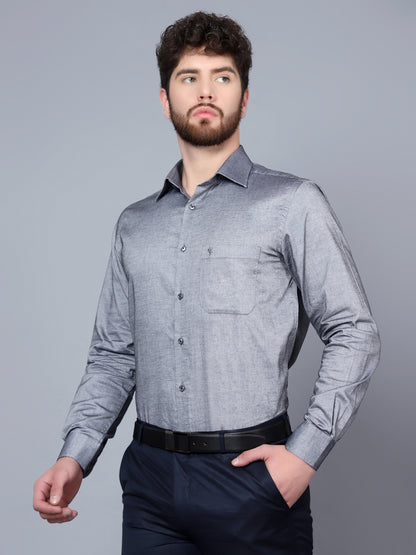 Cantabil Men Charcoal Shirt (7091434553483)