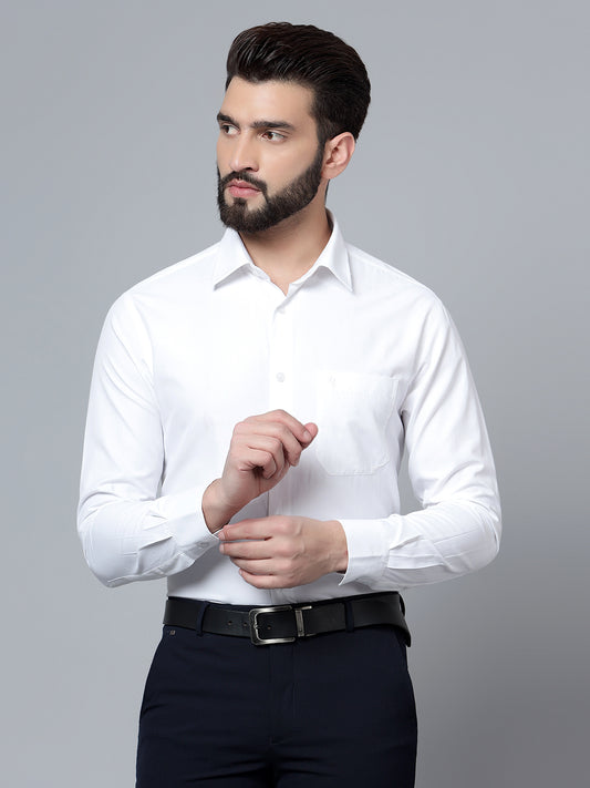 Cantabil Men White Shirt (7121302028427)