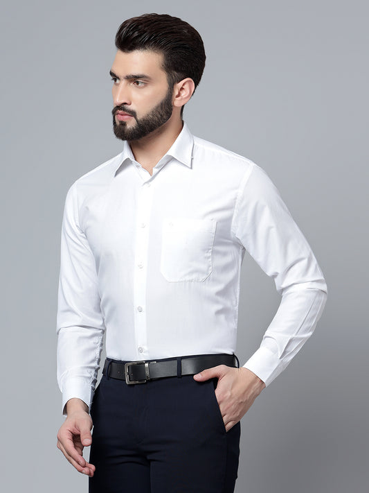 Cantabil Men White Shirt (7121302028427)