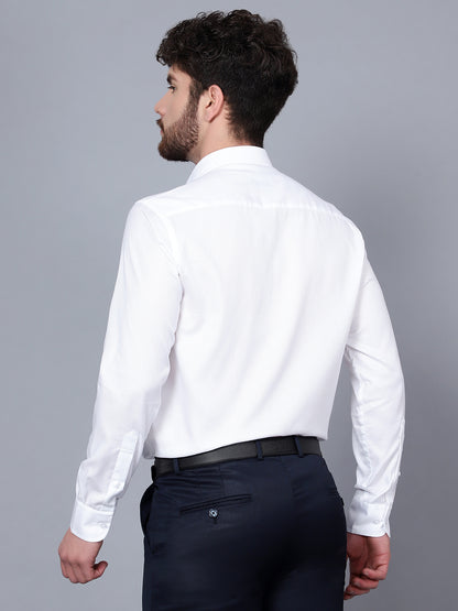 Cantabil Men White Shirt (7091450904715)