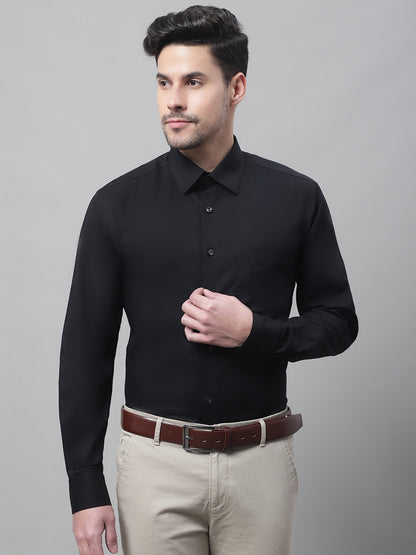 Cantabil Men Black Shirt (7082082992267)