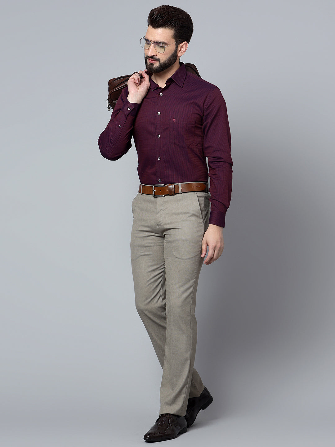 Buy Purple Shirts for Men by Marks  Spencer Online  Ajiocom