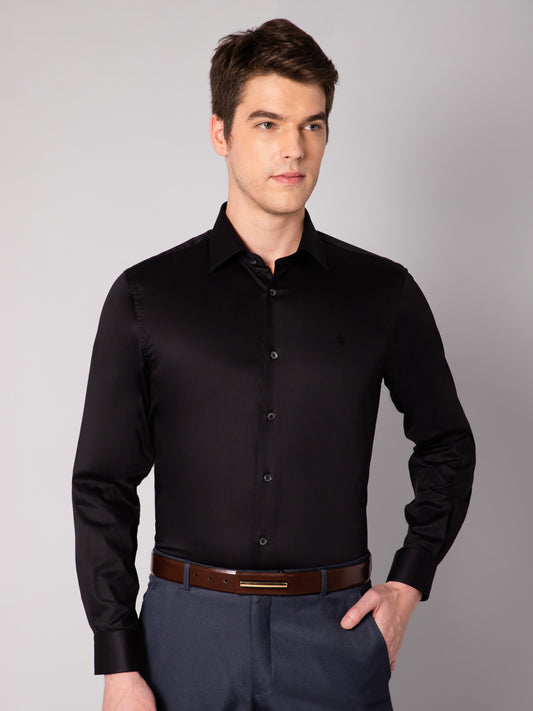 Cantabil Men's Black Shirt (7048927150219)