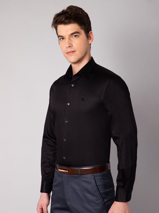 Cantabil Men's Black Shirt (7048927150219)