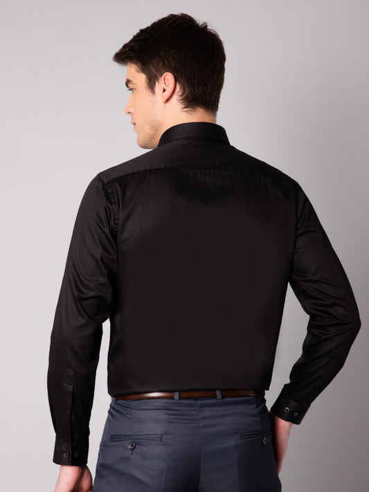 Cantabil Men's Black Shirt (7048927150219)
