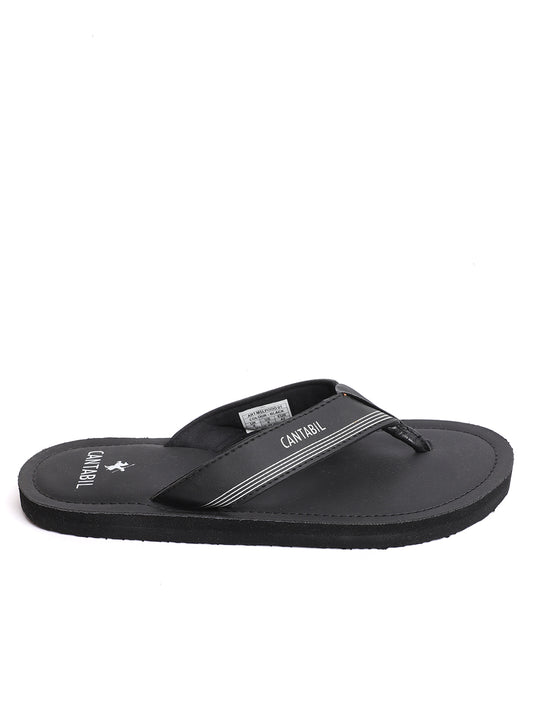 Cantabil Mens Black Slippers (7030694838411)