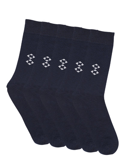 Cantabil Men Set of 5 Navy Socks (6869909799051)