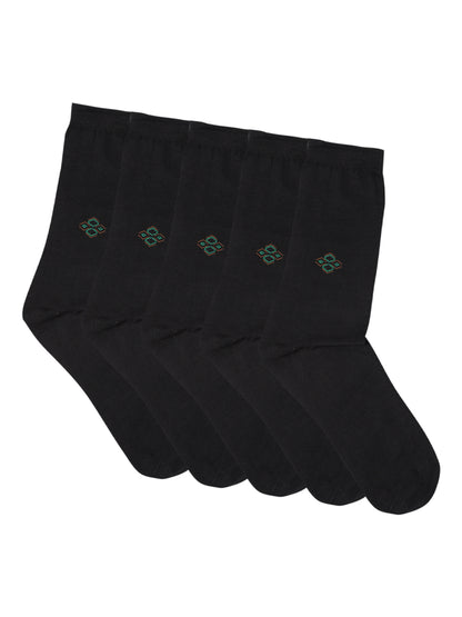 Cantabil Men Set of 5 Black Socks (6870005416075)