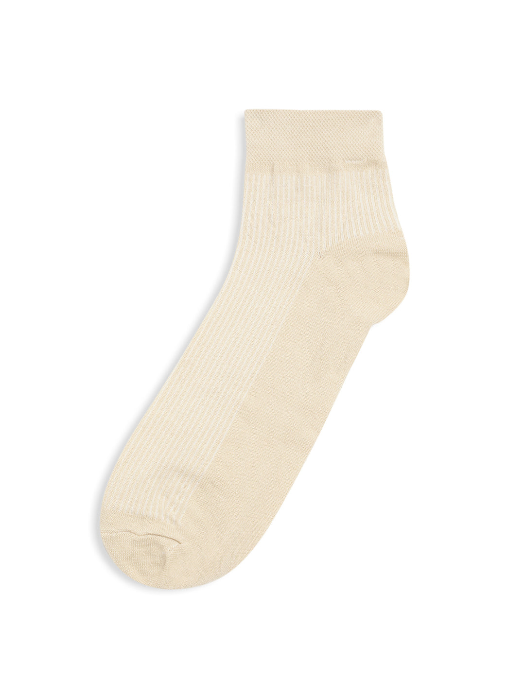 Cantabil Men Set of 5 Cream Ankle Length Socks (6833282285707)