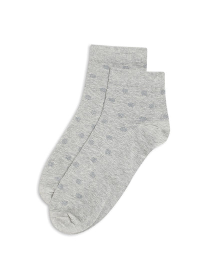 Cantabil Men Set of 5 Grey Ankle Length Socks (6833329930379)