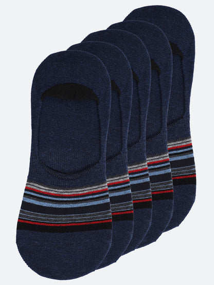 Cantabil Men Set of 5 Foot Length Navy Socks (6935524966539)