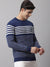 Cantabil  Men Ink Blue Sweater (7044118380683)
