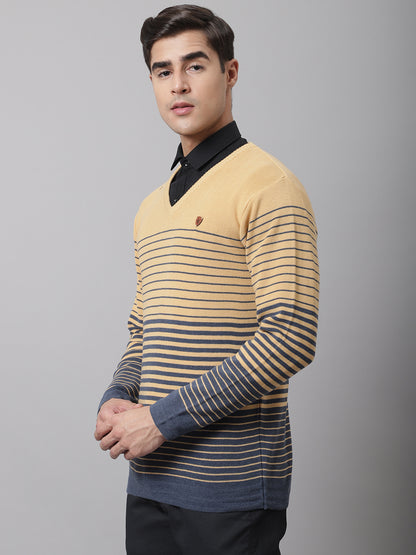 Cantabil  Men Mustard Sweater (7044639719563)