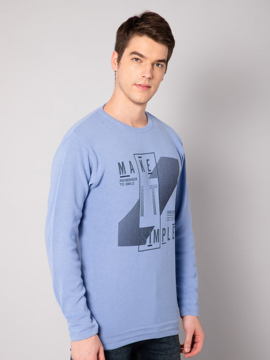 Cantabil Mens Sky Blue Sweater (7031706714251)