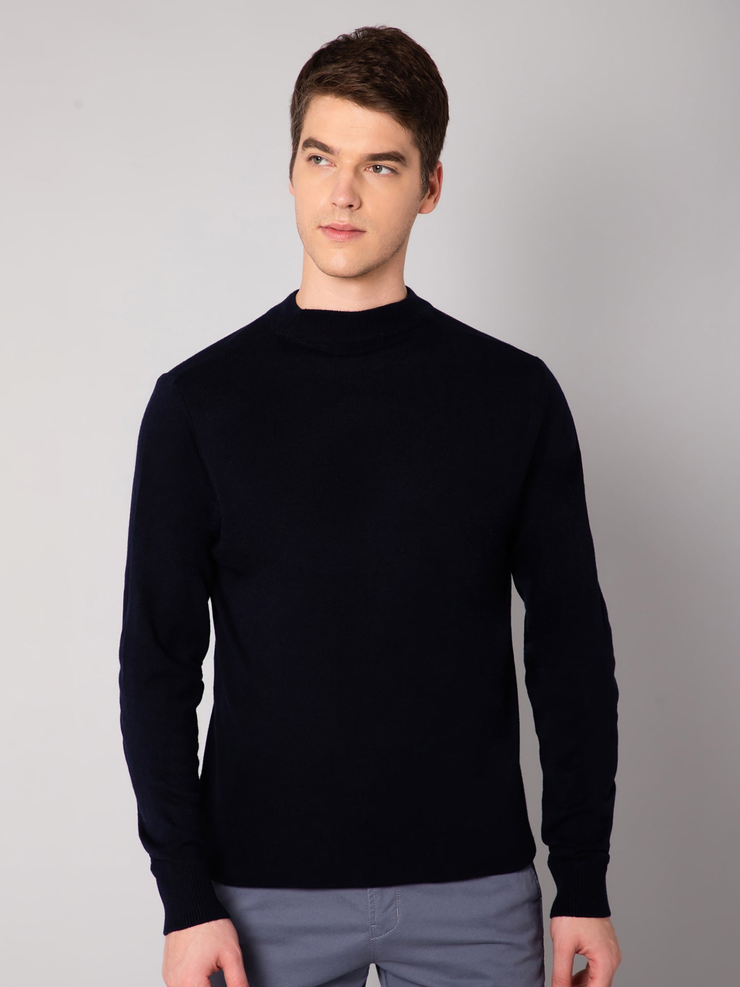 Cantabil Mens Navy Sweater (7031742136459)