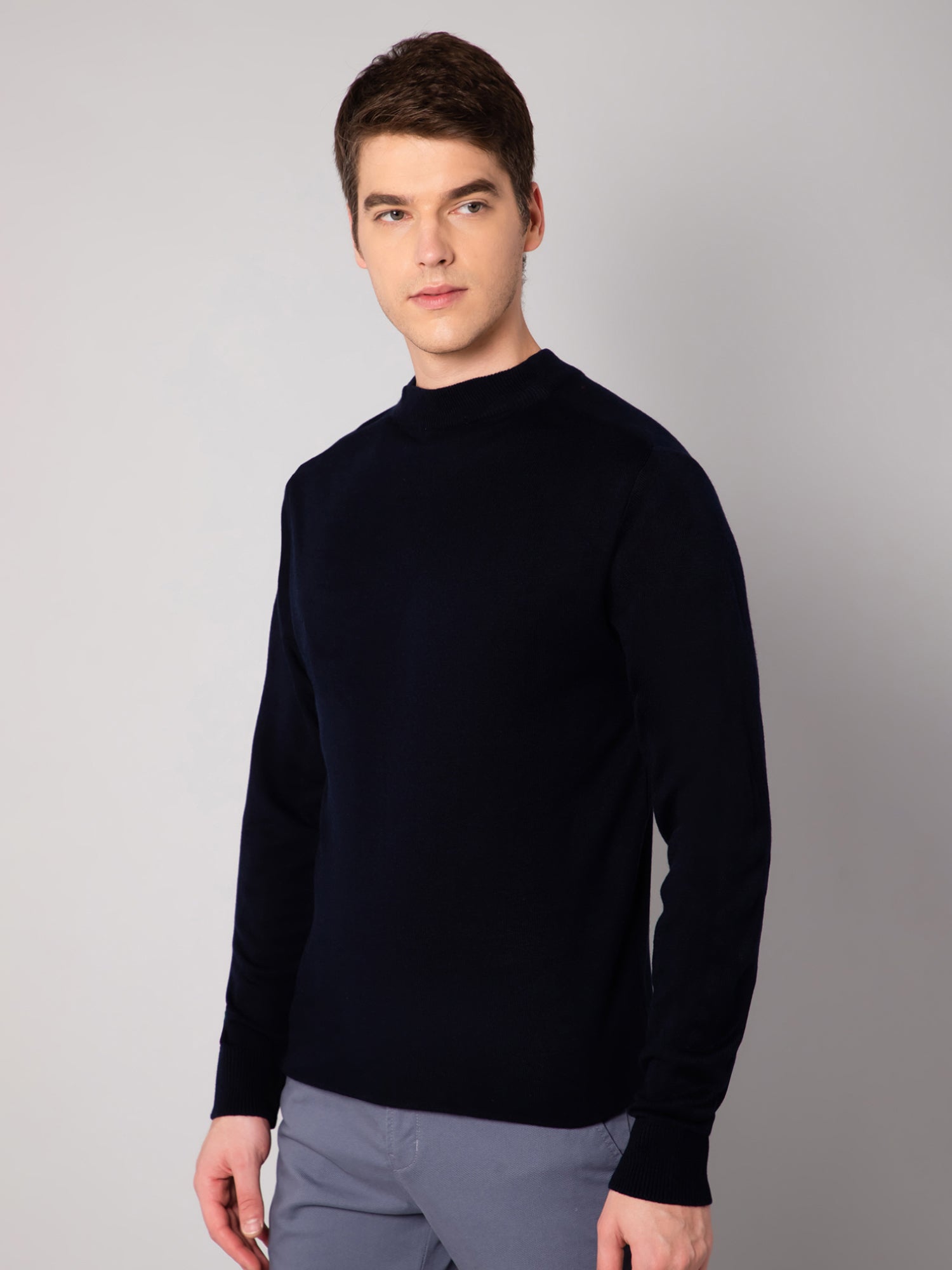 Cantabil Mens Navy Sweater (7031742136459)