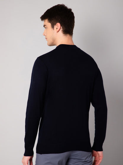 Cantabil Mens Navy Sweater (7031742136459)