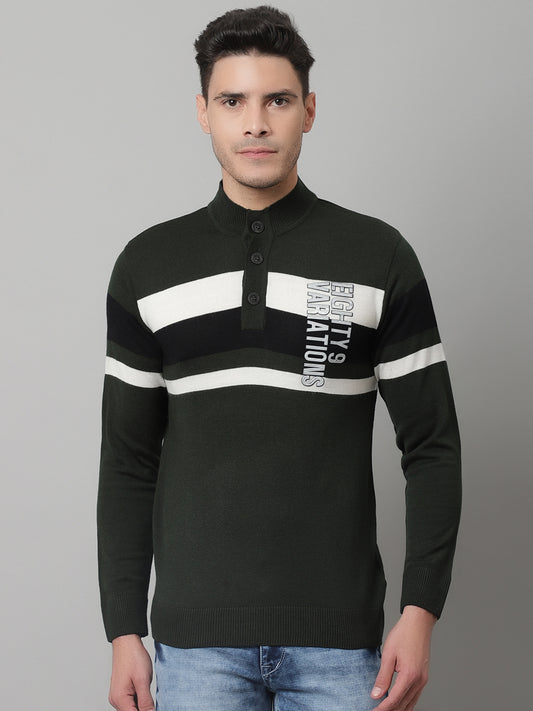 Cantabil Mens Olive Sweater (7047835943051)