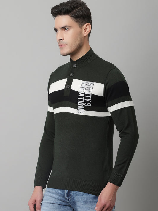 Cantabil Mens Olive Sweater (7047835943051)