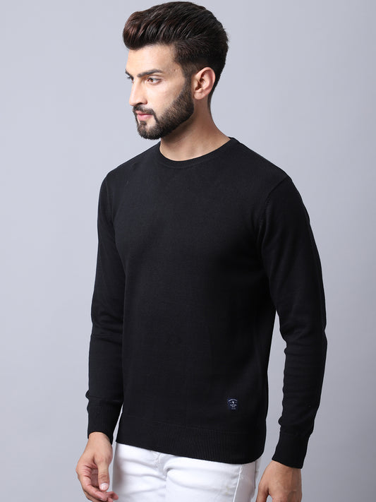 Cantabil Men Black Pullover Sweater (7008197968011)