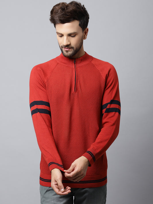 Cantabil Mens Rust Sweater (7032512053387)