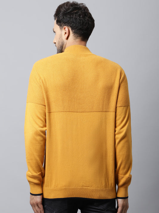 Cantabil Mens Mustard Sweater (7032513167499)