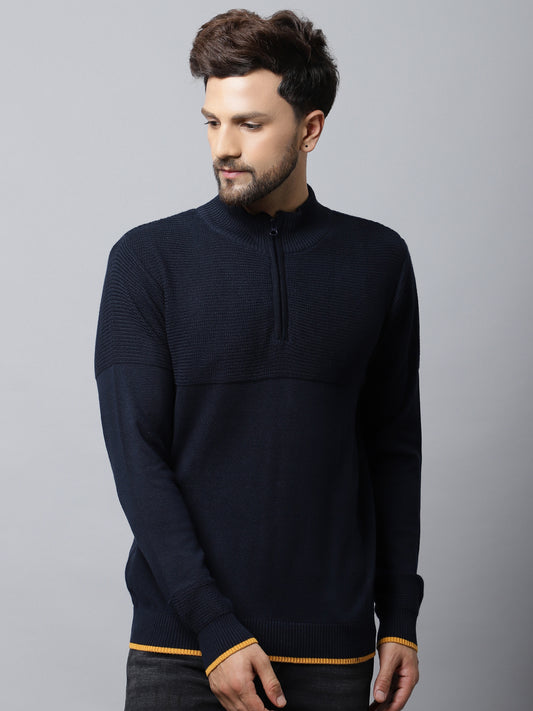 Cantabil Mens Navy Sweater (7032514773131)