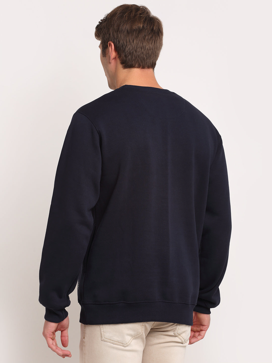 Cantabil Navy Sweatshirt for Men's (6709716877451)