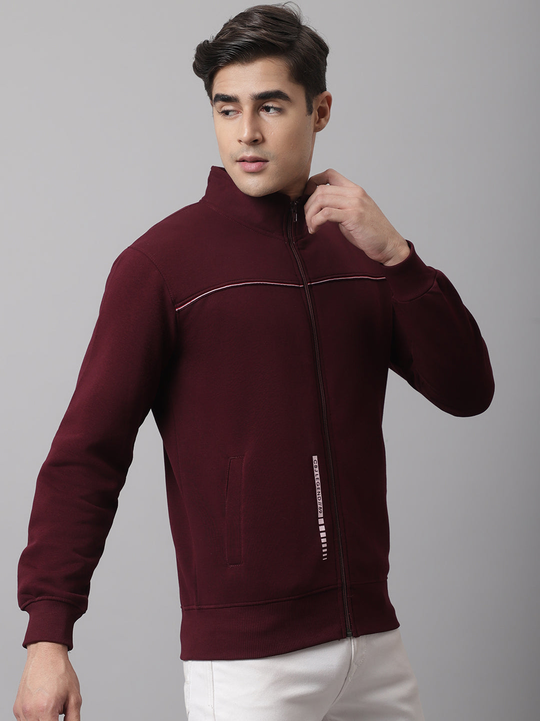 Cantabil Men Wine Sweatshirt (7047383187595)