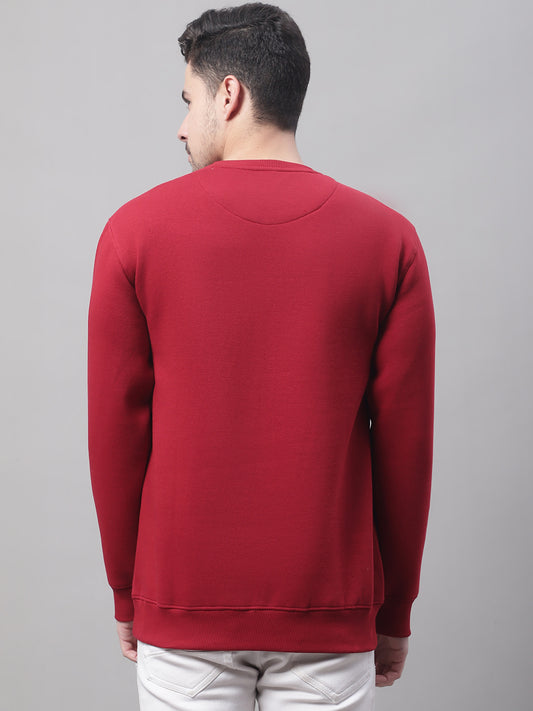 Cantabil Men Maroon Sweatshirt (7089024729227)