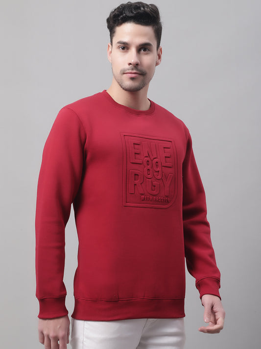 Cantabil Men Maroon Sweatshirt (7089024729227)