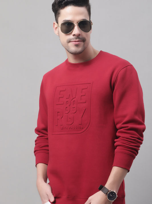 Cantabil Men Maroon Sweatshirt (7089024729227)