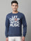 Cantabil Mens Indigo Melange Sweatshirt (7047816216715)