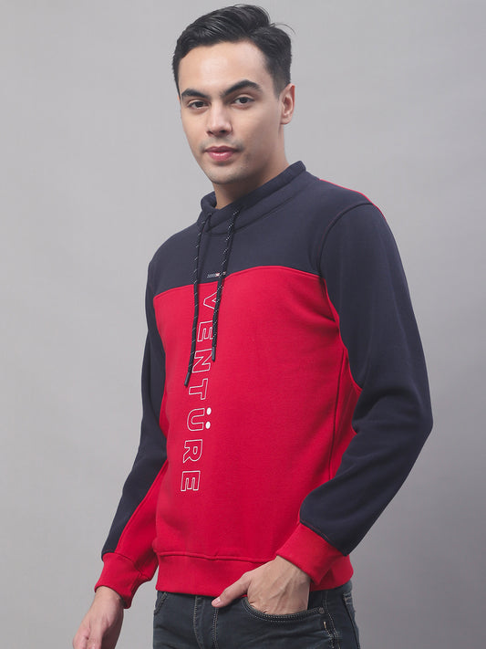 Cantabil Men Red Sweatshirts (7091566215307)