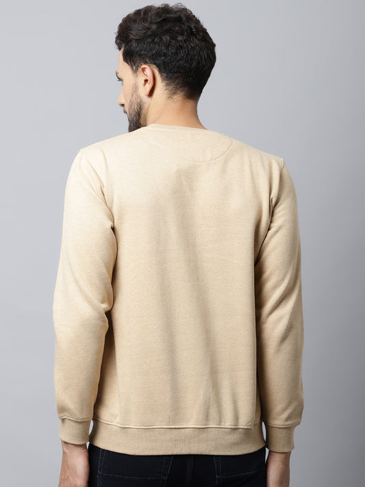 Cantabil Mens Light Brown Sweatshirt (7030885122187)