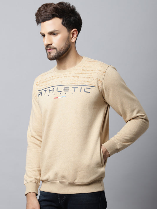 Cantabil Mens Light Brown Sweatshirt (7030885122187)