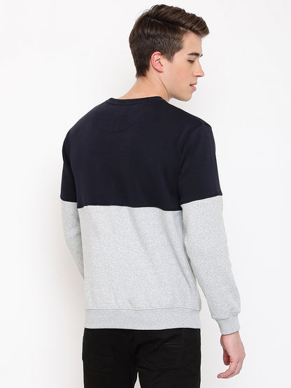 Cantabil Mens Grey Melange Sweatshirt (7068965175435)