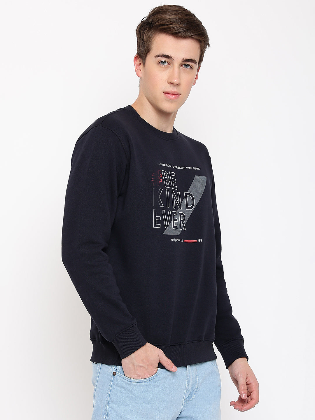 Cantabil Mens Navy Sweatshirt (7068973072523)