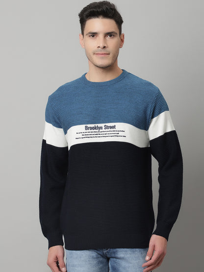 Cantabil Mens Navy Sweater (7047840530571)