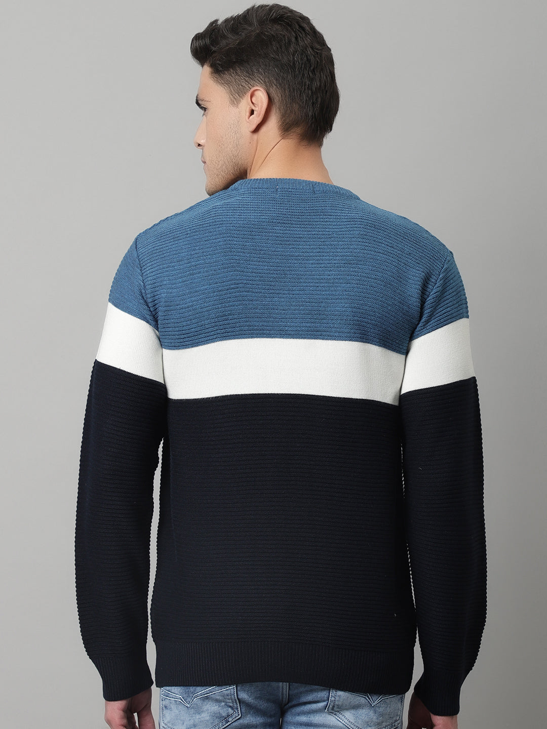 Cantabil Mens Navy Sweater (7047840530571)