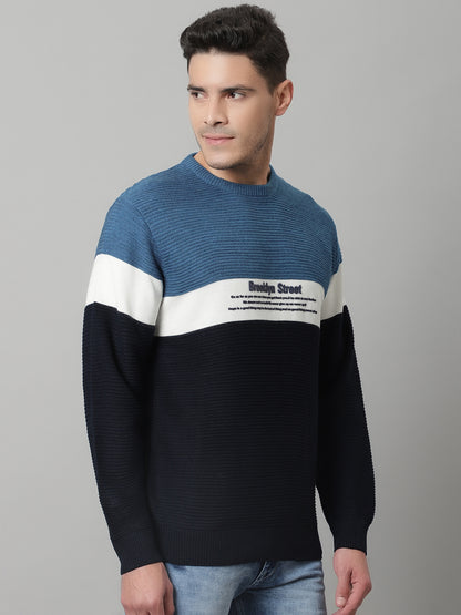 Cantabil Mens Navy Sweater (7047840530571)