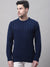 Cantabil Men Ink Blue Sweater (7089016438923)